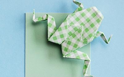 origami frog